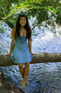 Senior picture taken at Soft Gold Park in Fort Collins, CO